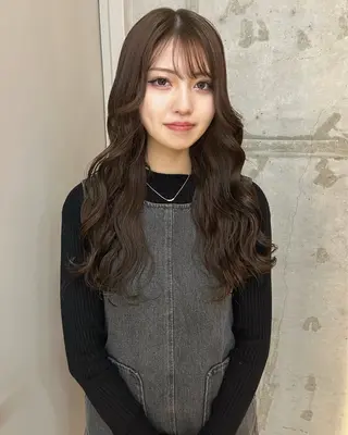 ロング カラー カット、エクステ/ モデル募集/Yuiのヘアスタイル