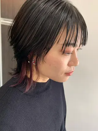 ショート カラー 平 ちひろのヘアスタイル