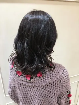 セミロング カラー 吉原 雪乃のヘアスタイル