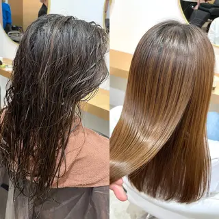 ロング 縮毛矯正/髪質改善 中村吉孝のヘアスタイル