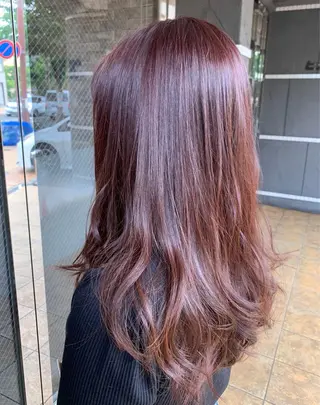 ロング カラー HairDesign Azurのヘアスタイル