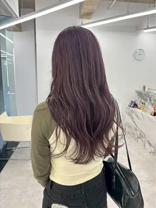 カラー 韓国 /透明感/サキナのヘアスタイル