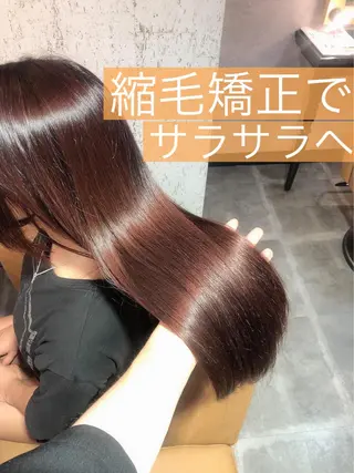 ロング 💎巻ける縮毛矯正/ 艶髪💎石渕智也のヘアスタイル