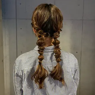 ロング ヘアアレンジ 〖❁田尻千尋| LEONID❁〗のヘアスタイル