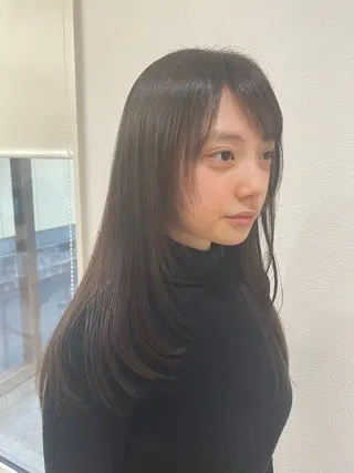 ロング 原田 桜花のヘアスタイル