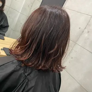 ミディアム 艶カラー💎 髪質改善🎈アトワのヘアスタイル