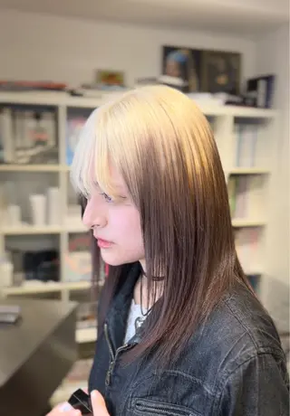 ロング カラー Di-KA HAIR sendai所属・TASHIRO KOUのヘアスタイル
