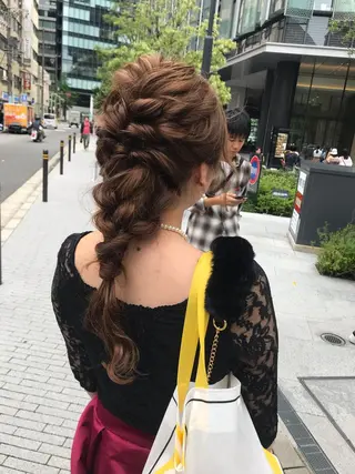 ヘアアレンジ 田中 あやなのヘアスタイル