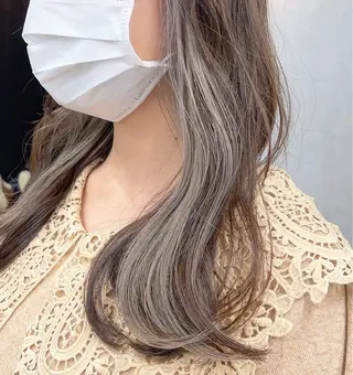 セミロング カラー RYOSUKE ハイトーンのヘアスタイル