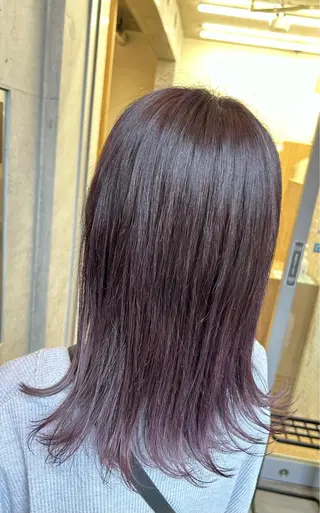 セミロング カラー ヘアアレンジ 💠 AYAKA💠のヘアスタイル