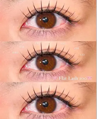 マツエク・マツパ NORA senaのマツエク・マツパデザイン