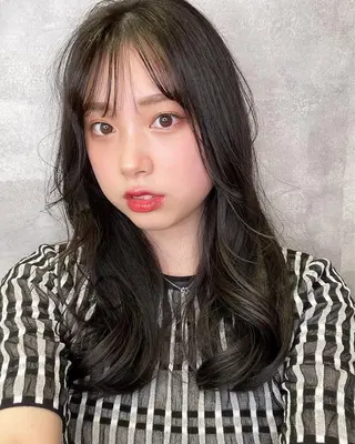 セミロング チダアキフミ Ash大森のヘアスタイル