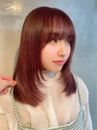 ミディアム カラー カノン/アニメ漫画 好き美容師︎💕︎︎のヘアスタイル
