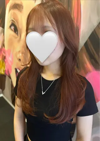 セミロング カラー ヘアアレンジ 韓国風/レイヤー 🌷AYANA🌷のヘアスタイル