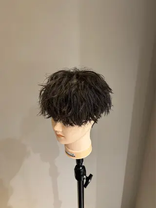メンズ メンズカットモデル カラーモデル水橋柊太のヘアスタイル
