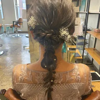 セミロング カラー ヘアアレンジ 🇰🇷韓国スタイル レイヤー/ayanaのヘアスタイル