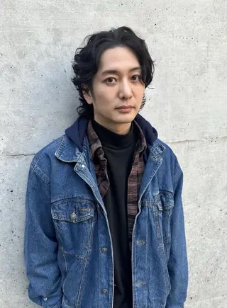 メンズ ミディアム 💚Forest Mirror💚のヘアスタイル