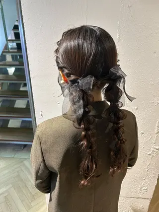 ヘアアレンジ 艶カラー🌸アレンジ 🌹Sally🕊️のヘアスタイル