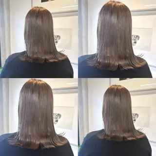 ミディアム カラー カジュアルを女っぽく 𝗮𝘆𝗮𝗰𝗼のヘアスタイル