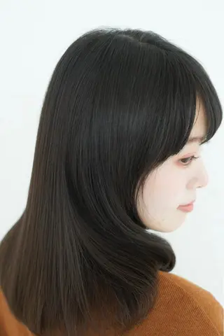 ミディアム カラー 【髪質改善】 美髪/久岡徹也のヘアスタイル