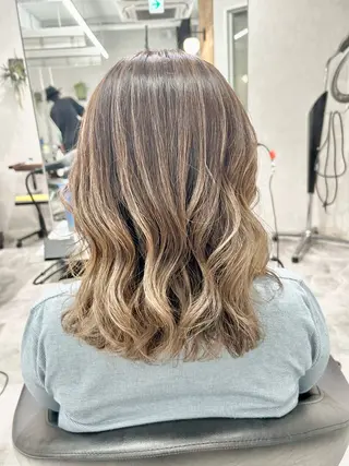 カラー HAIR＆MAKE EARTH元住吉所属・髪質改善 特化掛川大輝のヘアスタイル