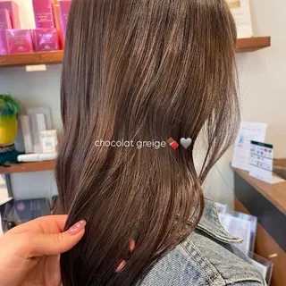 ロング カラー こいき/ブラウン・ 暖色/艶カラー🎀✨のヘアスタイル