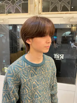 カラー メンズ rin🩰ハイトーン /レディースパーマのヘアスタイル