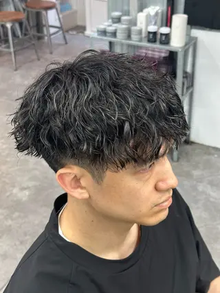 ショート パーマ メンズ 似合わせパーマ🔥 渡邉愛斗のヘアスタイル