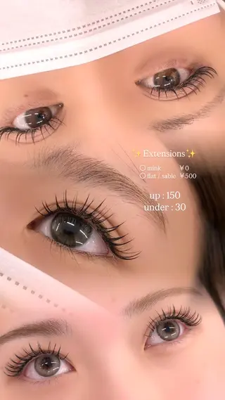 マツエク・マツパ ORO西宮店所属・小笠原 妃華のマツエク・マツパデザイン