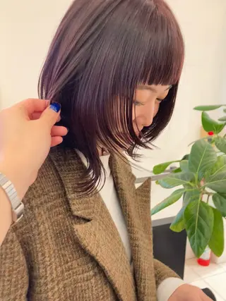 カラー 津田 里菜のヘアスタイル