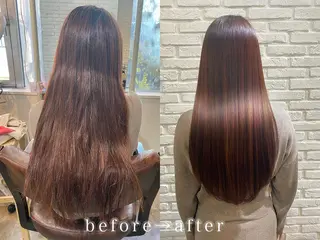 ロング カラー パーマ newi大分 /髪質改善のヘアスタイル