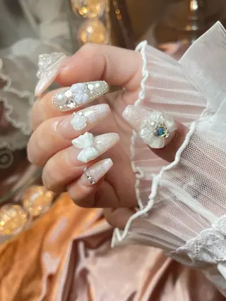 ネイル 23時まで❤︎韓国、 ワンホンネイルのネイルデザイン