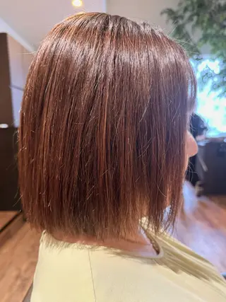 ミディアム カラー 艶、デザインカラー KAORI🌼のヘアスタイル