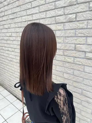 ミディアム カラー 髪質改善/艶カラー 白井音葉のヘアスタイル