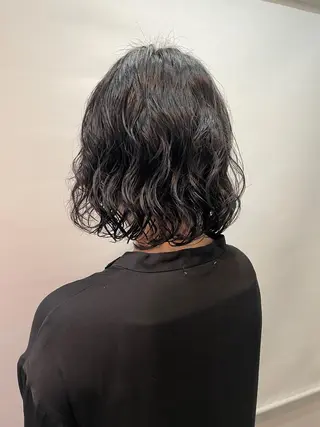 ショート パーマ silo所属・silo MOKA 顔周りカット🦦のヘアスタイル