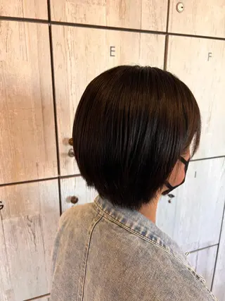 ショート カラー れいな🌼 ボブ･艶カラー🌼のヘアスタイル