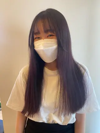 ロング カラー ヘアアレンジ niconail 千歳烏山店所属・niconail 🧣ayu 📍烏山のネイルデザイン