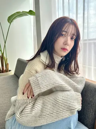 ミディアム La fith hair rond 立川店所属・kyosuke. 艶カラー/ブリーチのヘアスタイル