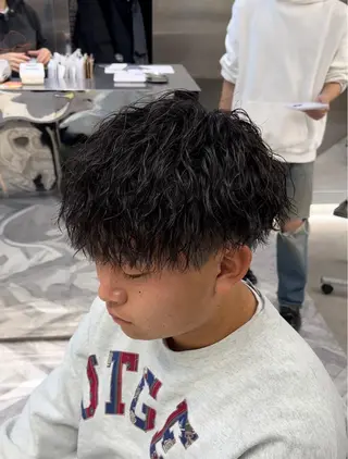 パーマ メンズ 【圧倒的センス】 まる/メンズカラーのヘアスタイル