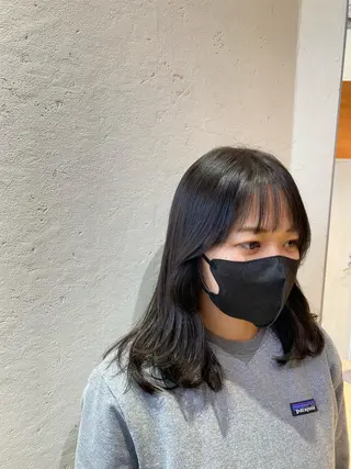 ミディアム LEVIJU hair所属・韓国ヘア🕊村上 ののこ🕊のヘアスタイル