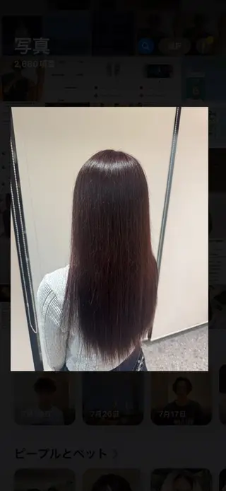 カラー 中野 瑠星のヘアスタイル