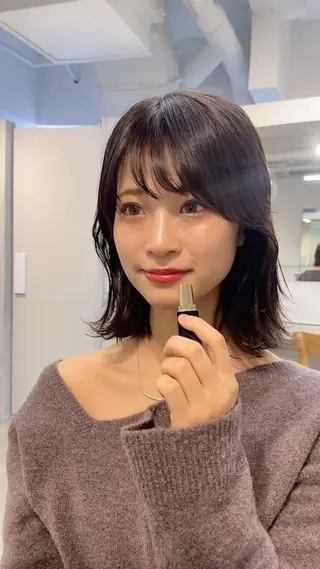 ミディアム レイヤーカットのプロ 大人ヘア宮森貴志のヘアスタイル