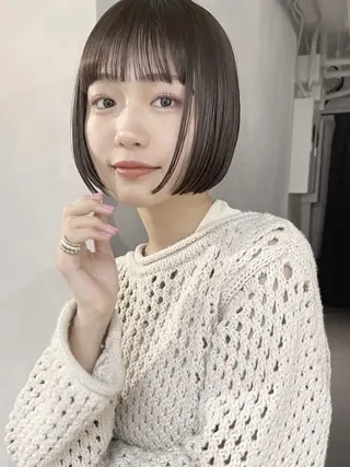ショート カラー ハマモト ユナのヘアスタイル