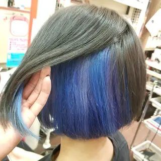 ミディアム カラー 植田 /エクステ /ブリーチ/髪質改善のヘアスタイル