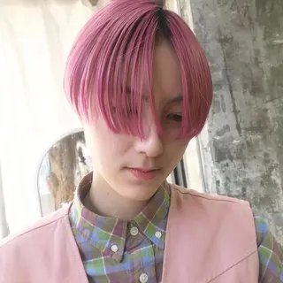 ショート カラー suvvy hairsalonのヘアスタイル