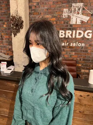 ロング カラー Rino kanayama所属・Rino 金山 / 宮澤 萌のヘアスタイル