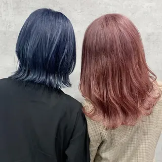 セミロング カラー _WHITE 天神店 YUMEKA🐻のヘアスタイル