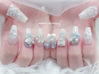 ネイル MoMoA Nail ネイル長さ出し専門店のネイルデザイン