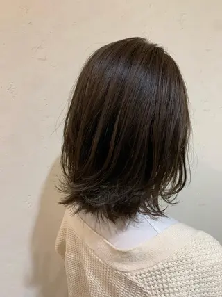 ミディアム 西新/siohair 似合わせ/石尾刻矢のヘアスタイル