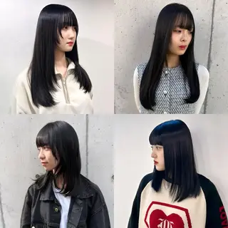 ロング カラー 韓国風レイヤー🗝要 暗透カラー📓吉祥寺のヘアスタイル
